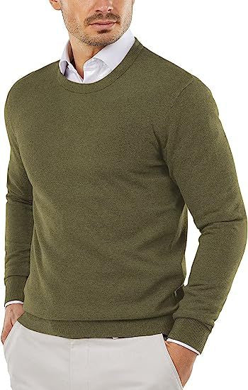 Men's round-neck sweater pullover