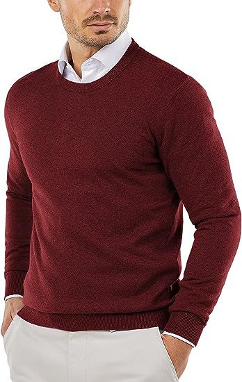 Men's round-neck sweater pullover