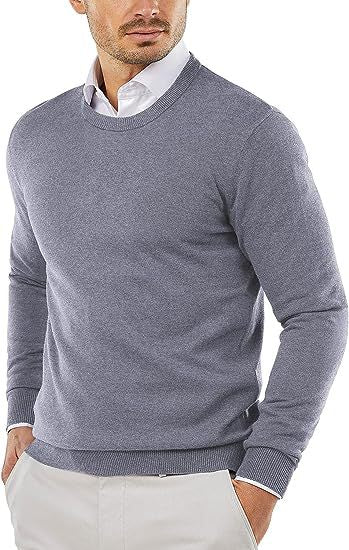 Men's round-neck sweater pullover