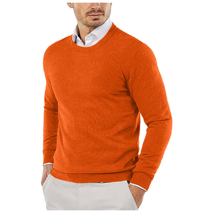Men's round-neck sweater pullover