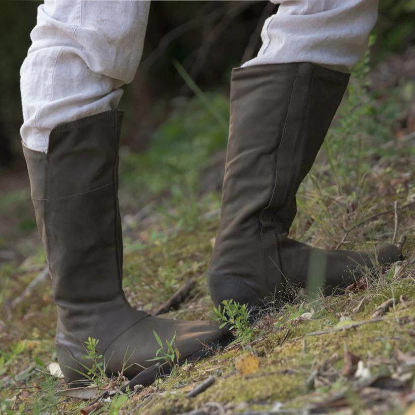 Men's Round-Toe High Boots