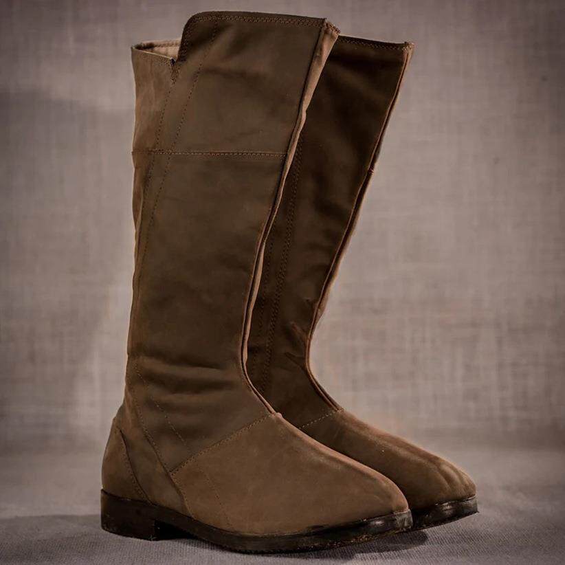 Men's Round-Toe High Boots