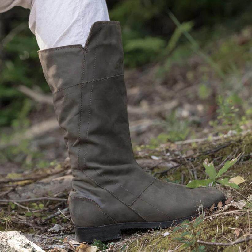 Men's Round-Toe High Boots