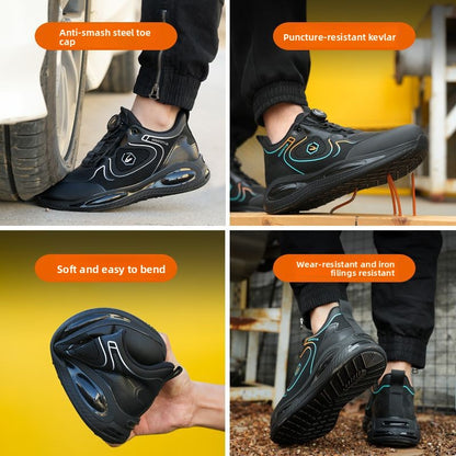 Men's Safety Work Shoes with Steel Toe Anti-Smash Anti-Puncture
