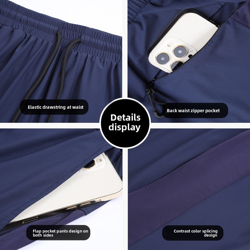 Men's seamless athletic shorts