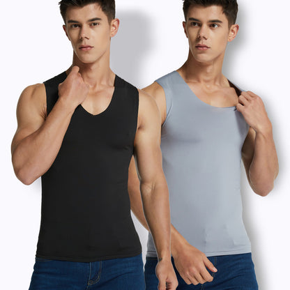 Men's Seamless Ice Silk Vest