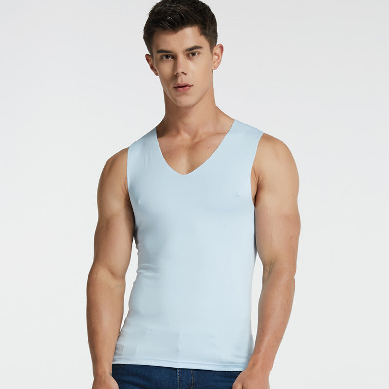 Men's Seamless Ice Silk Vest