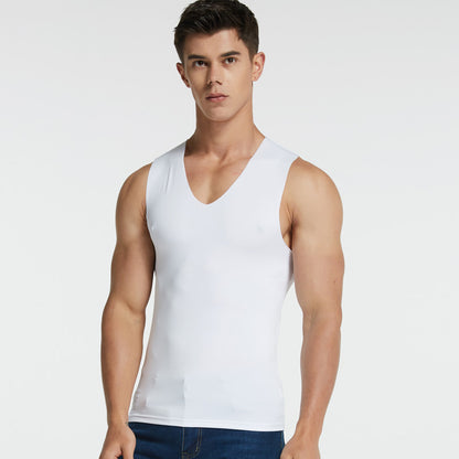 Men's Seamless Ice Silk Vest