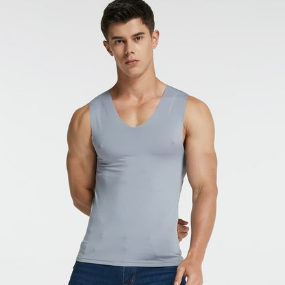 Men's Seamless Ice Silk Vest