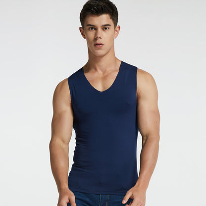 Men's Seamless Ice Silk Vest