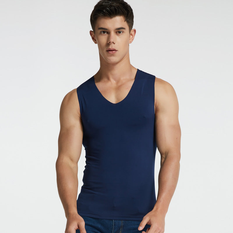 Men's Seamless Ice Silk Vest
