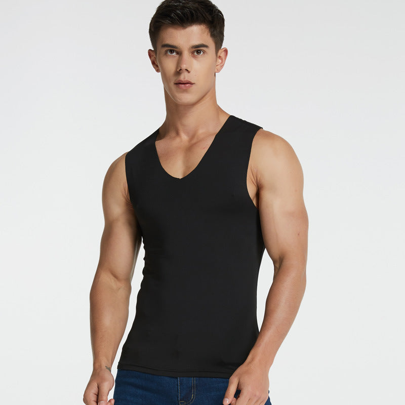 Men's Seamless Ice Silk Vest