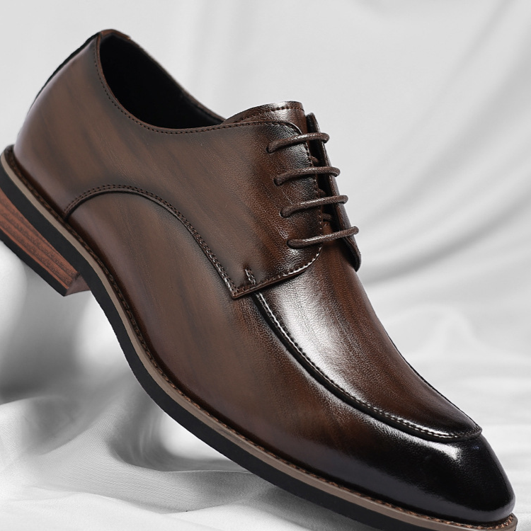 Men's Shoes Cross-Border Dropshipping Large Size New Leather Shoes Fashionable Men's Business Formal Shoes Trendy British Gentleman Shoes