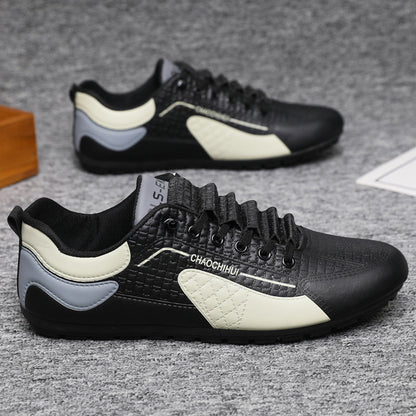 Men's shoes: Fashionable bean shoes, soft-soled shoes