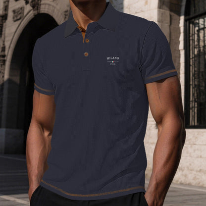 Men's Short Sleeve Letter Print T-Shirt