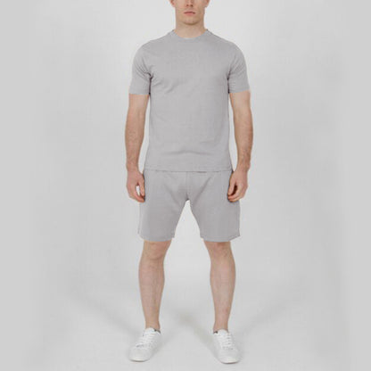 Men's Short Sleeve Sports Shorts Set