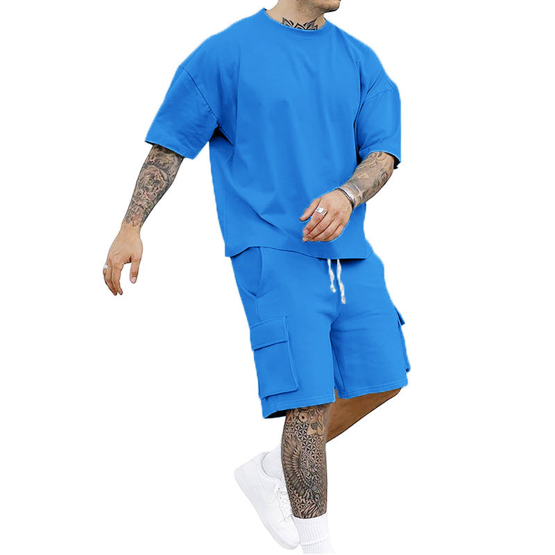 Men's Short Sleeve T-Shirt and Shorts Set