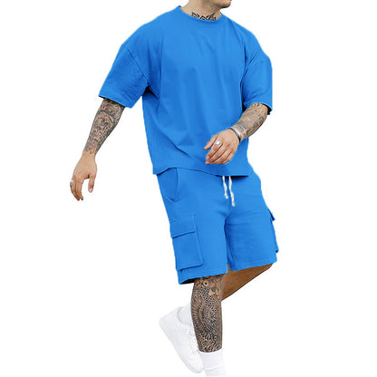 Men's Short Sleeve T-Shirt and Shorts Set