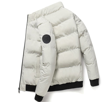 Men's short-sleeved cotton coat