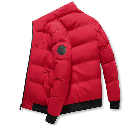 Men's short-sleeved cotton coat