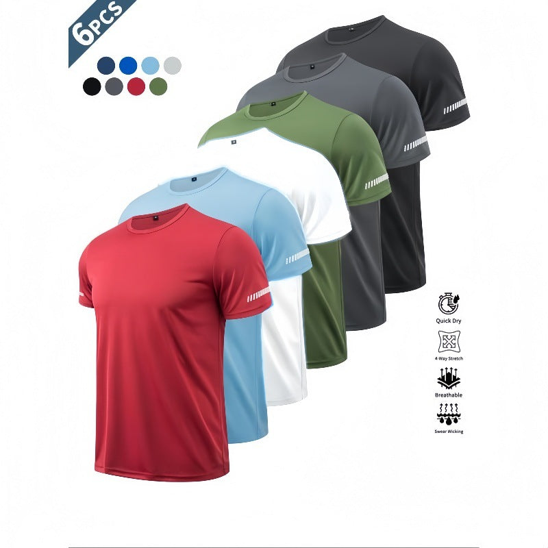 Men's short-sleeved sports T-shirt