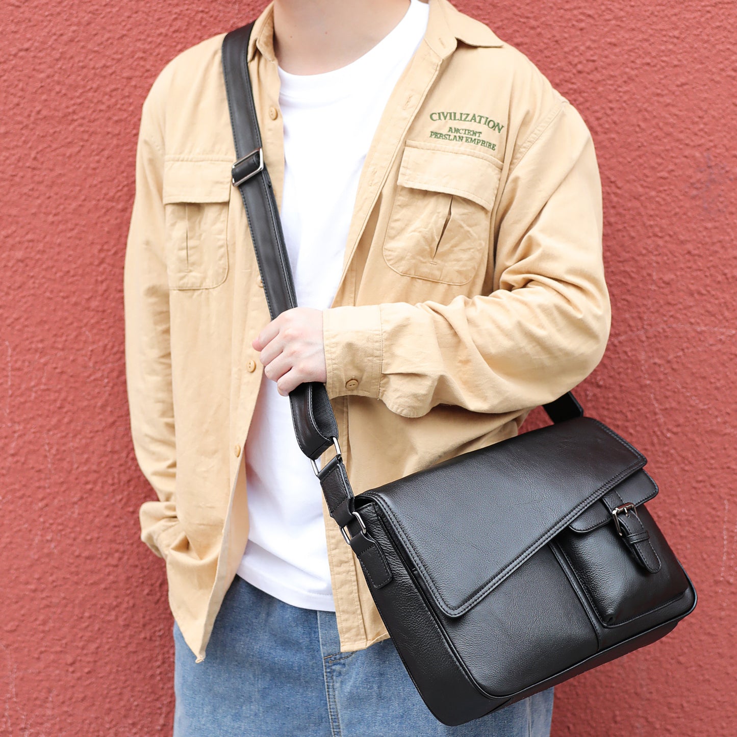 Men's Shoulder Bag Crossbody Messenger Bag