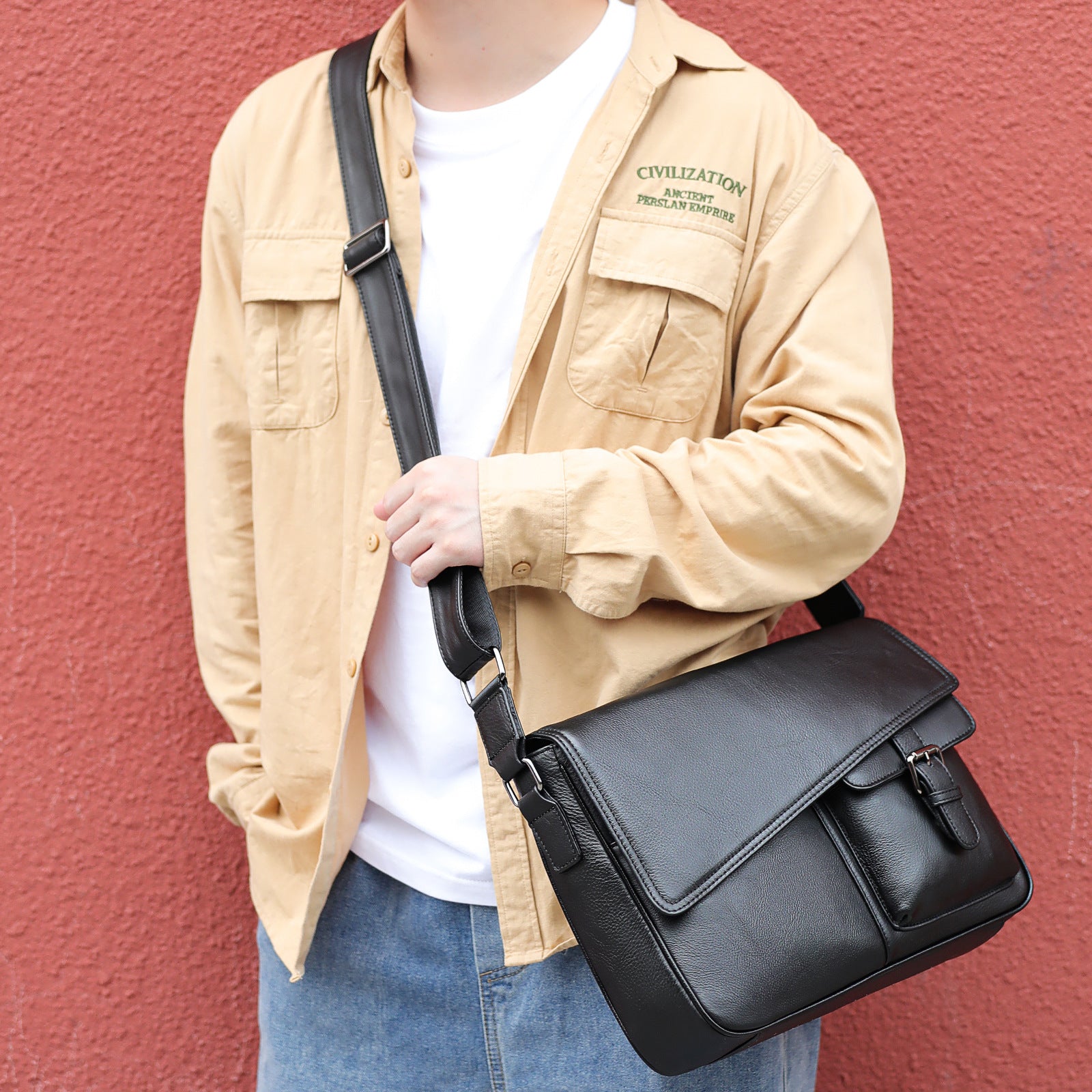 Men's Shoulder Bag Crossbody Messenger Bag