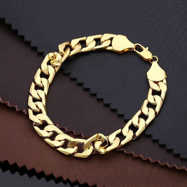 Men's side bracelet necklace
