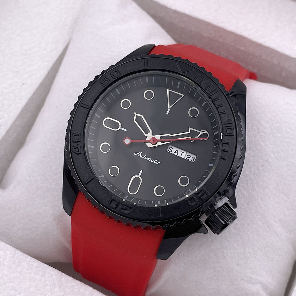 Men's Silicone Strap Quartz Watch