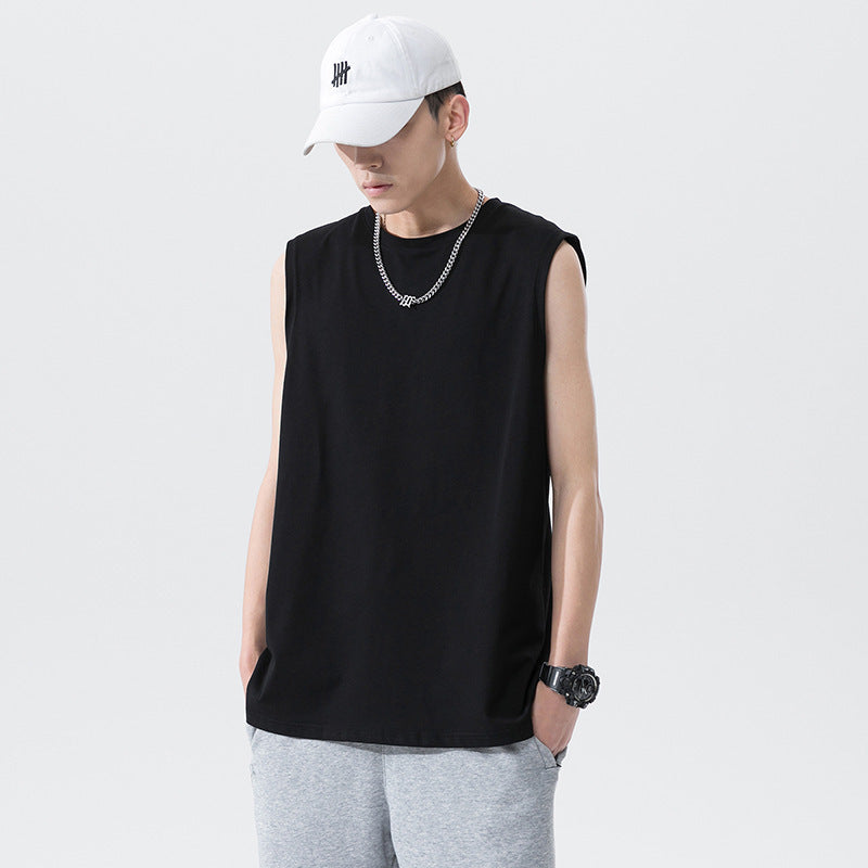 Men's Sleeveless Cotton Vest Loose Fit