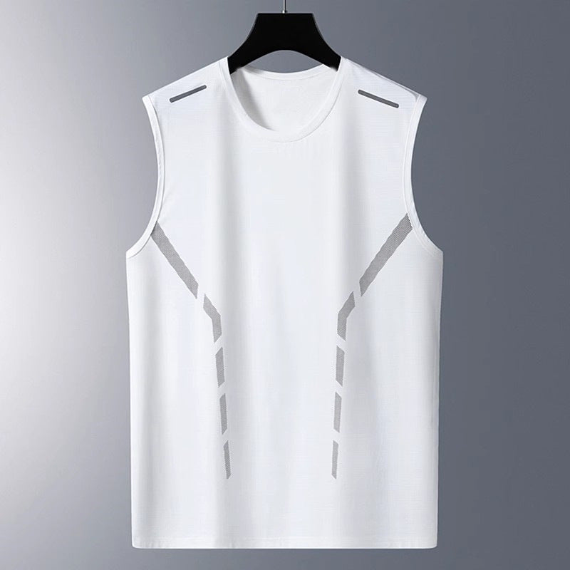 Men's Sleeveless Quick-Dry Sports Shirt