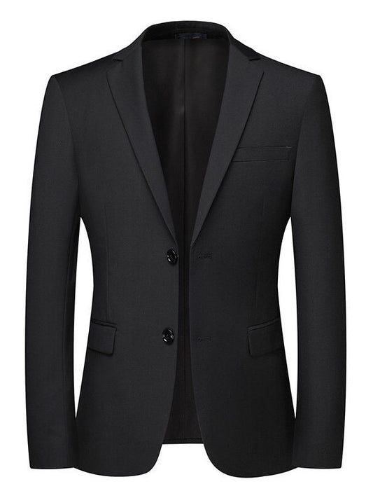 Men's Slim Fit Business Casual Suit Jacket