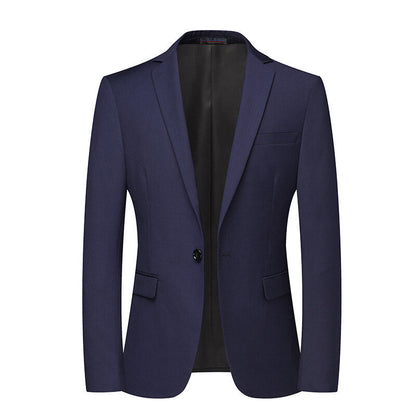 Men's Slim Fit Business Casual Suit Jacket