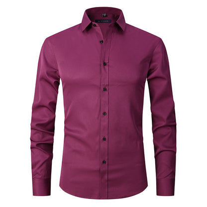 Men's Slim Fit Long Sleeve Shirt