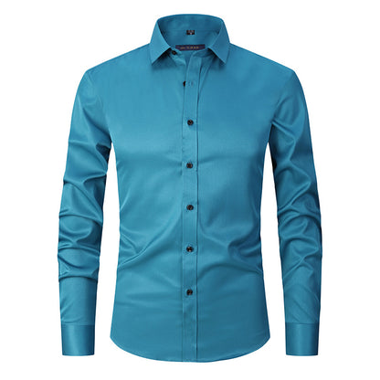 Men's Slim Fit Long Sleeve Shirt