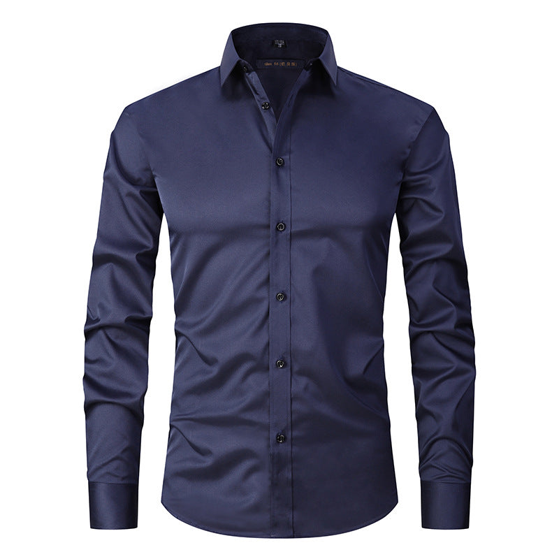 Men's Slim Fit Long Sleeve Shirt