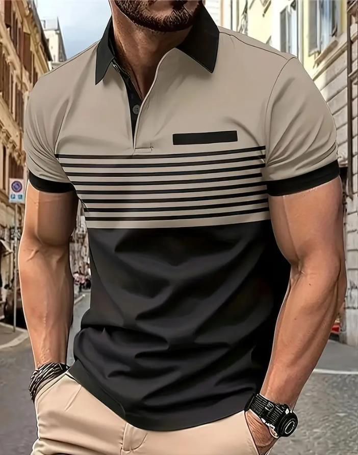 Men's Slim Fit Short Sleeve Polo Shirt