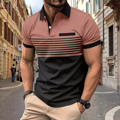 Men's Slim Fit Short Sleeve Polo Shirt