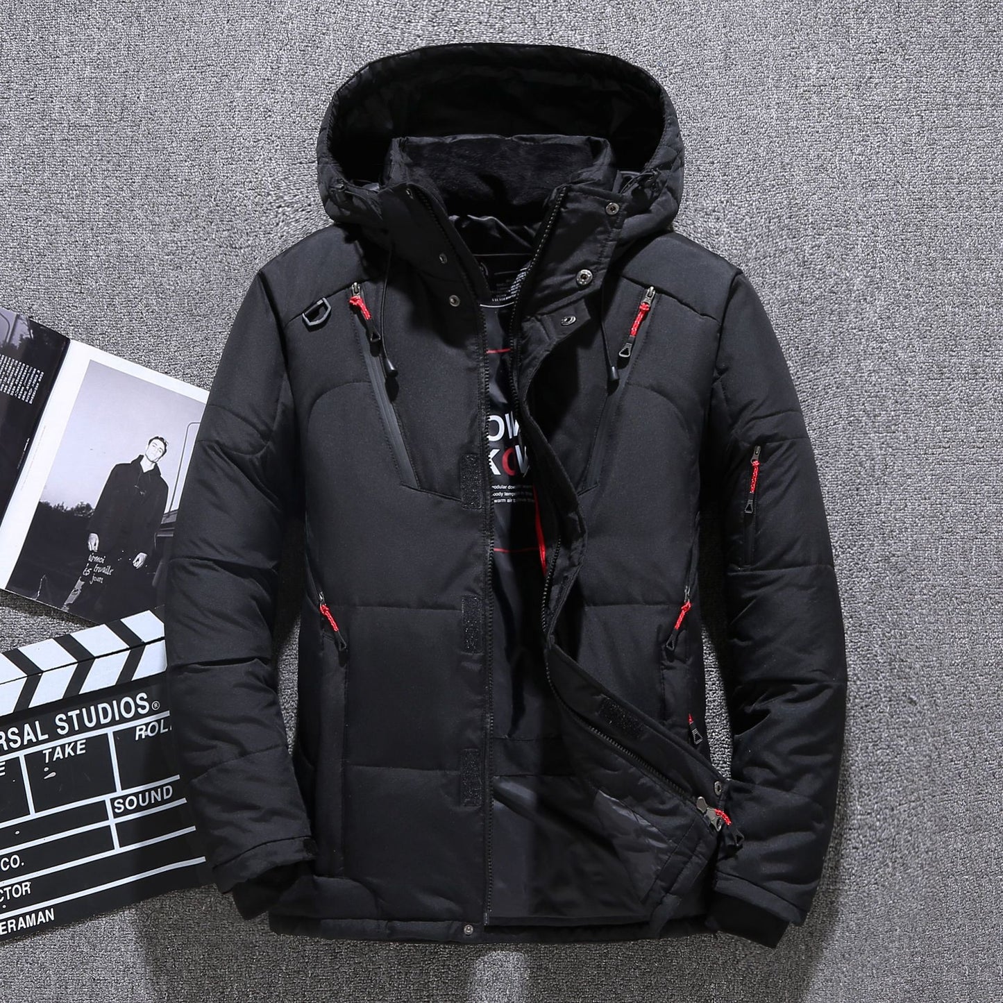 Men's Slim Fit Thickened Down Jacket