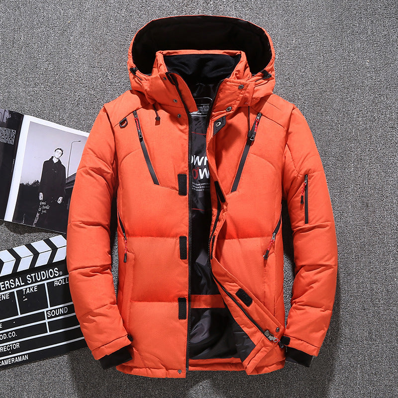 Men's Slim Fit Thickened Down Jacket