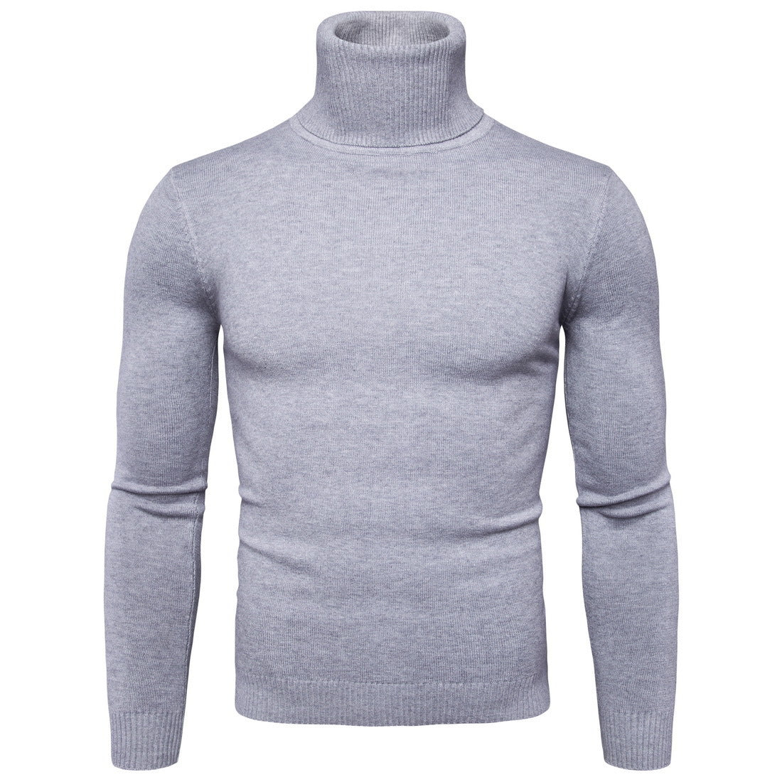 Men's Slim Fit Turtleneck Knit Sweater