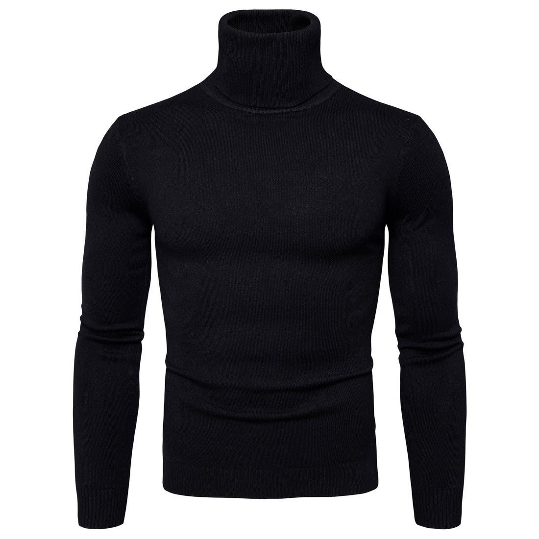 Men's Slim Fit Turtleneck Knit Sweater