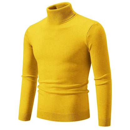 Men's Slim Fit Turtleneck Knit Sweater
