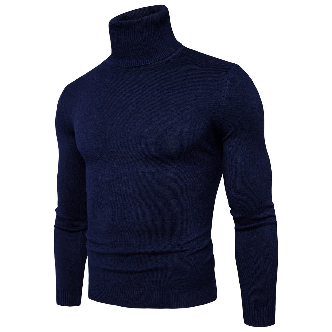Men's Slim Fit Turtleneck Knit Sweater