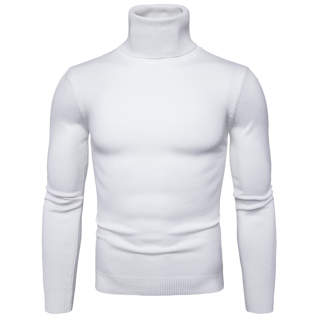 Men's Slim Fit Turtleneck Knit Sweater