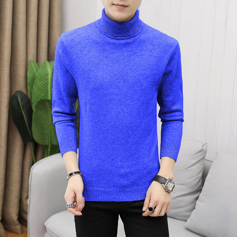 Men's Slim Fit Turtleneck Knit Sweater