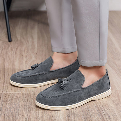 Men's Slip On Tassel Loafers Lightweight Casual Shoes