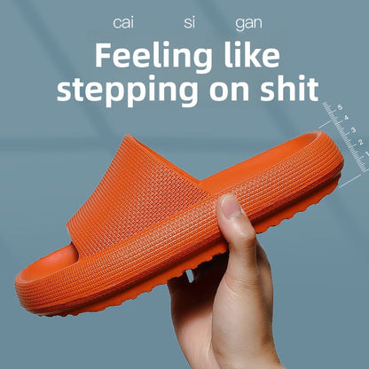 Men's Slippers with a Sense of Stepping on Poop for Summer Outer Wear 2023 New Indoor Home Non-slip Non-stinky Foot Sports Sandals and Slippers for Men