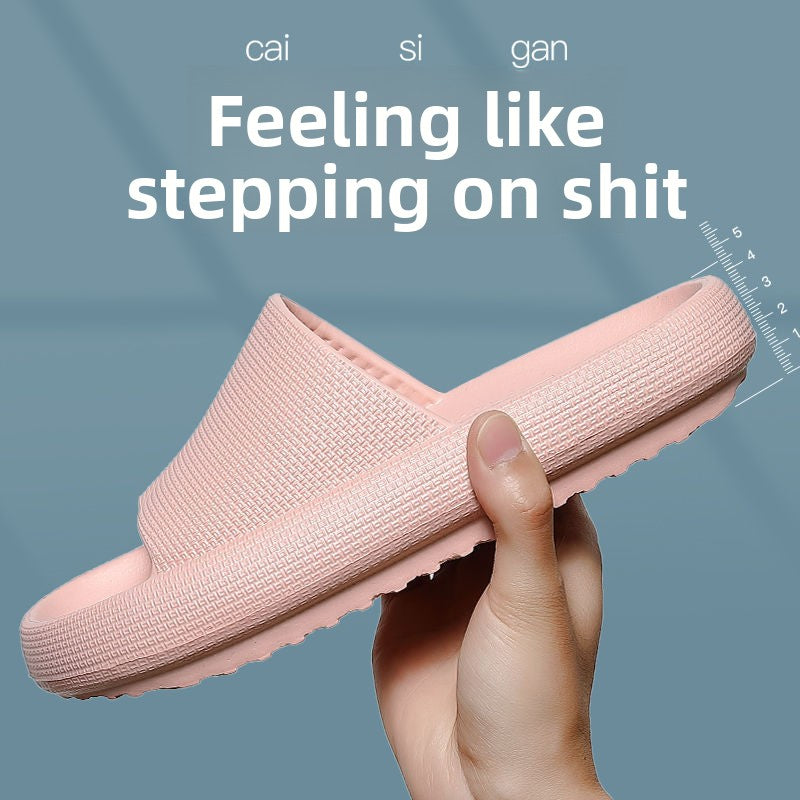 Men's Slippers with a Sense of Stepping on Poop for Summer Outer Wear 2023 New Indoor Home Non-slip Non-stinky Foot Sports Sandals and Slippers for Men