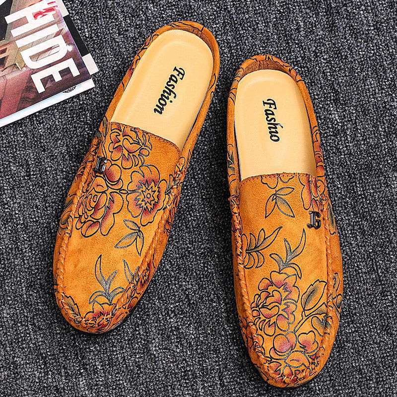 Men's Soft Leather Breathable Slip-On Casual Shoes